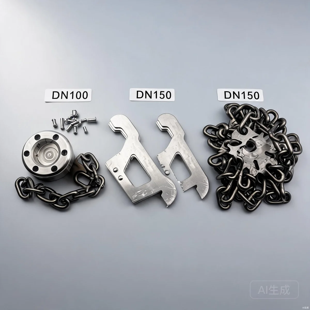 DN100/DN150 cutter accessory system