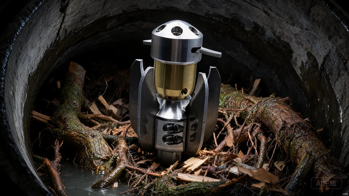 4-inch 6-inch cutter cutting inside pipe in action