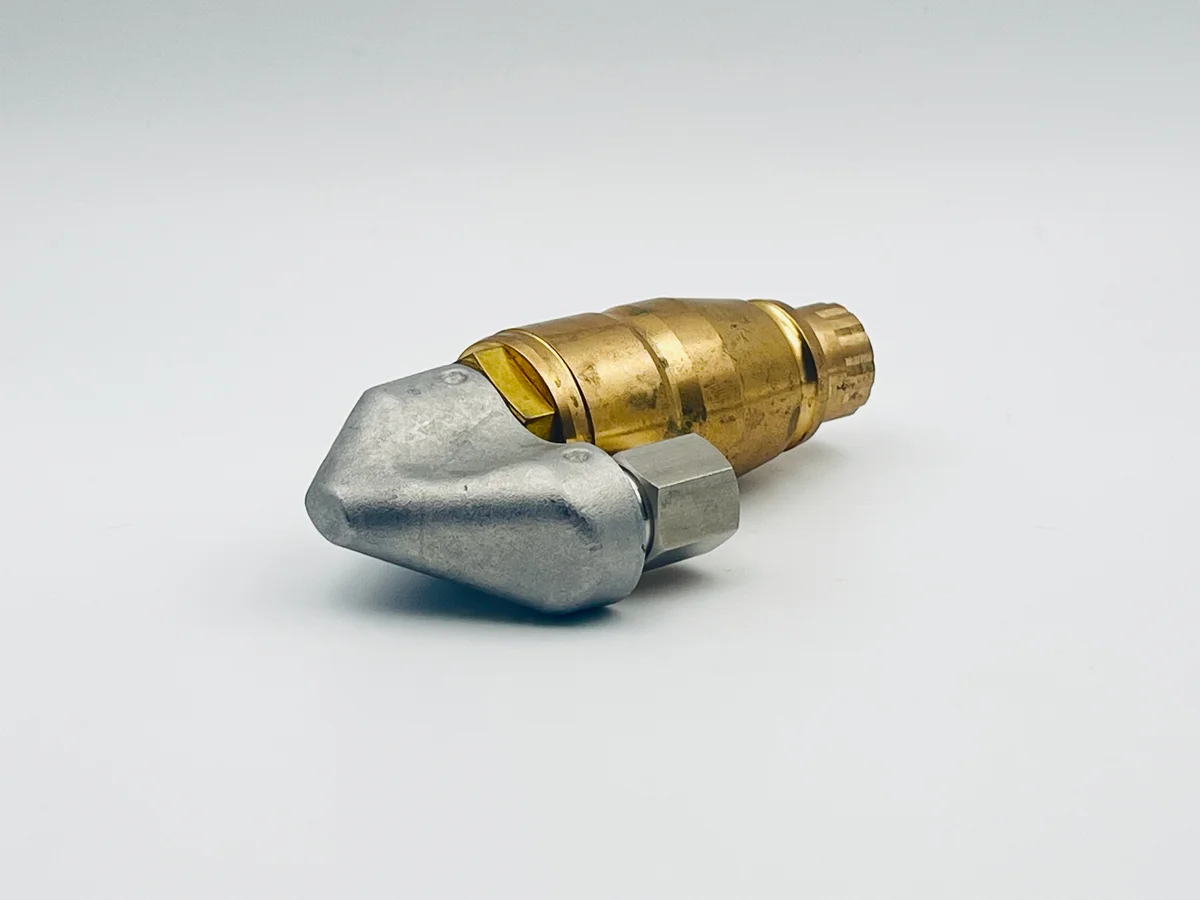 High-performance reverse rotary nozzle designed for automated painting lines ensuring uniform coverage with durable construction suitable for industrial operations